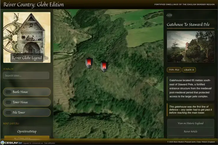 Screenshot From Web Based Reiver Map