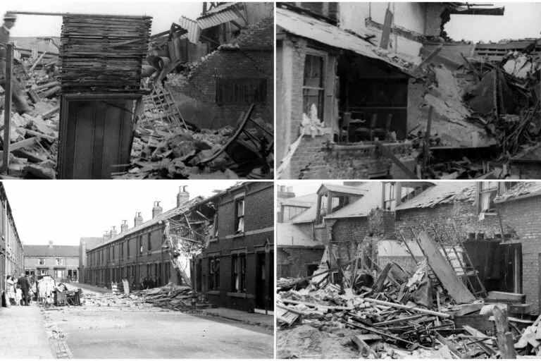 Hartlepool Bombardment damage WW1
